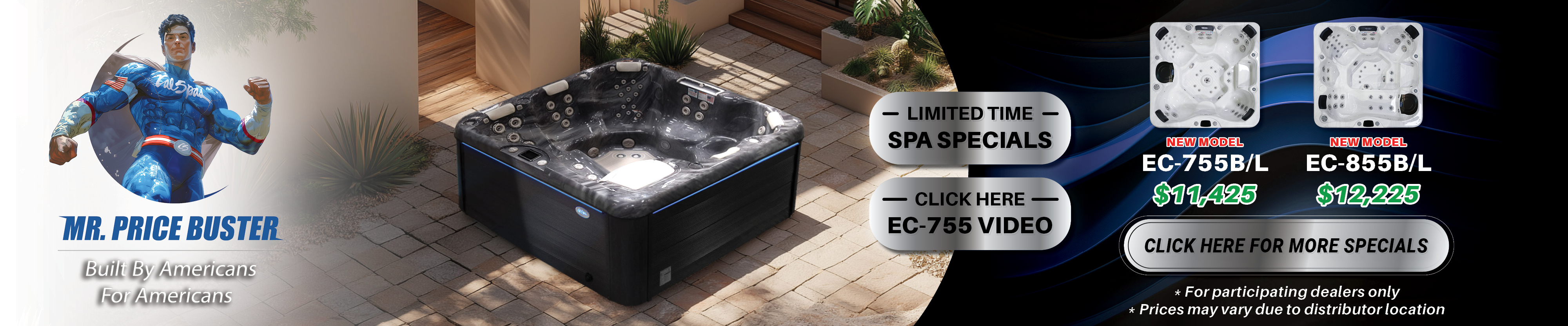 Calspas hot tub being used in a family setting - Palm Bay